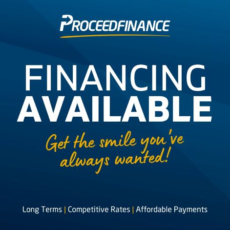 Proceed Finance financing available for dental treatment, with long terms, competitive rates, and affordable payments